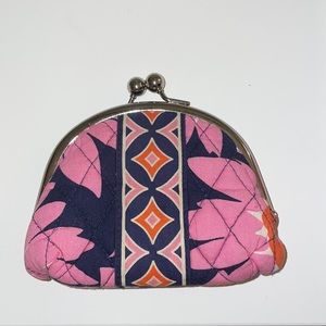 VERA BRADLEY mini wallet/coin purse